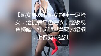 【熟女寻欢】熟女韵味十足骚女，透视装红色内衣，超级视角插嘴，扛起腿怼着骚穴爆插，上位骑乘猛插