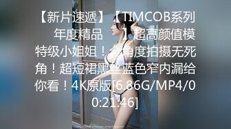 【新片速遞】【TIMCOB系列❤️年度精品❤️】超高颜值模特级小姐姐！全角度拍摄无死角！超短裙黑丝蓝色窄内漏给你看！4K原版[6.86G/MP4/00:21:46]