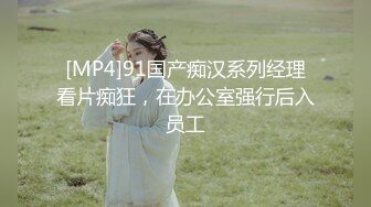 [MP4]91国产痴汉系列经理看片痴狂，在办公室强行后入员工