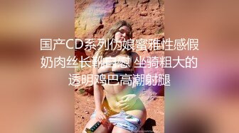 国产CD系列伪娘蜜雅性感假奶肉丝长靴自慰 坐骑粗大的透明鸡巴高潮射腿